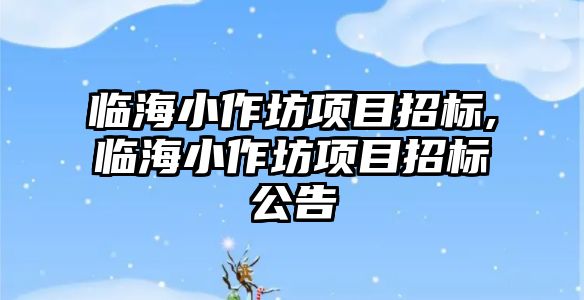 臨海小作坊項目招標,臨海小作坊項目招標公告