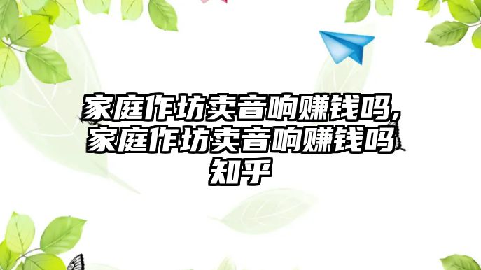 家庭作坊賣音響賺錢嗎,家庭作坊賣音響賺錢嗎知乎